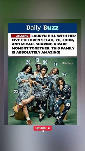 Lauryn hill with her Family ❤️🍏 #fypage #trendingnow