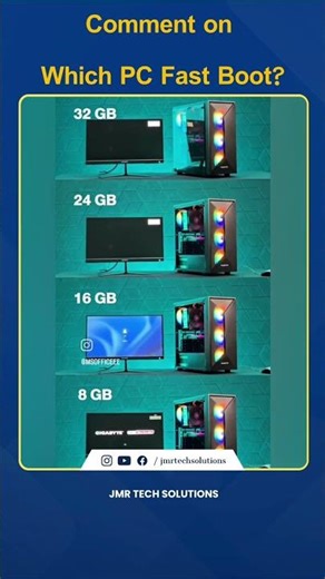 ⚡ Which PC boots the fastest? Let the speed speak! 🚀💻 #FastBoot #TechTalk