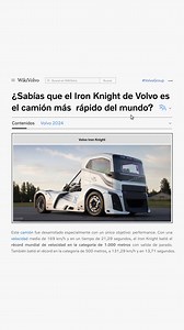 🚛 El Volvo Iron Knight: ¡El Camión Más Rápido del Mundo! Diseñado con un solo propósito: romper récords. El Iron Knight alcanzó una velocidad promedio de 169 km/h en 1.000 metros, ¡estableciendo un nuevo récord mundial en solo 21,29 segundos! Además, dominó los 500 metros con una velocidad de 131,29 km/h en 13,71 segundos. ¿Sabías esto del Volvo Iron Knight? Te leemos en comentarios👇 #VOLVO #VolvoTrucks #IronKnight #Camiones | Volvo Trucks & Buses Argentina