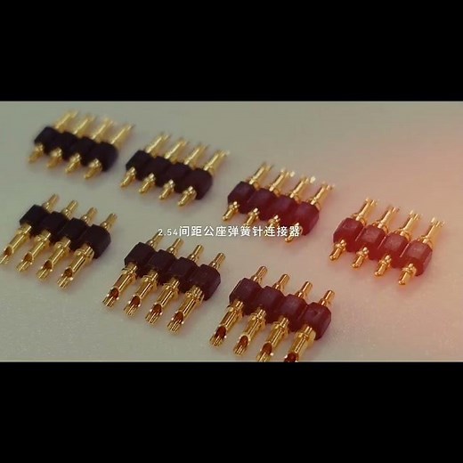 2.54mm single row solder type male pogo pin connector