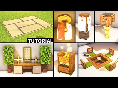 [Minecraft] 20+ Japanese Build Hacks and Ideas