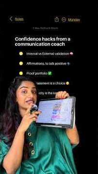 Learn to be confident while speaking. #speakingskills #voice #speech #speaker #speakenglish