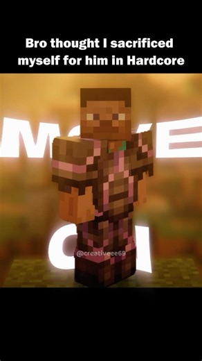 Bro thought I sacrificed my Hardcore world for him #usa