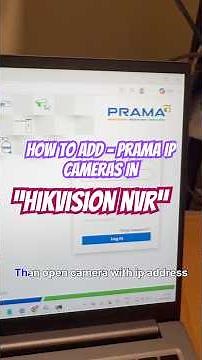 How to add PRAMA STQC Ip camera in HIKVISION NVR. #shorts #reels #trending #famous #fyp #hikvision