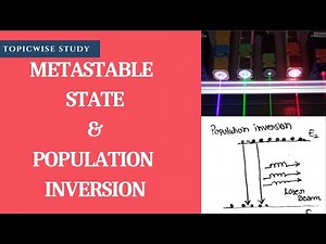 POPULATION INVERSION OF LASER | METASTABLE STATE OF LASER | LASER