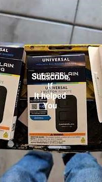 Chamberlain 2 button remote step by step pairing #chamberlain #remote