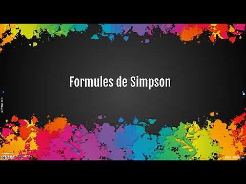 Formules de Simpson