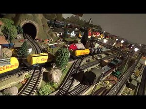 Märklin M-Gleis Anlage , Zug um Zug #2 / Marklin vintage layout 60s, 70s train by train #2.