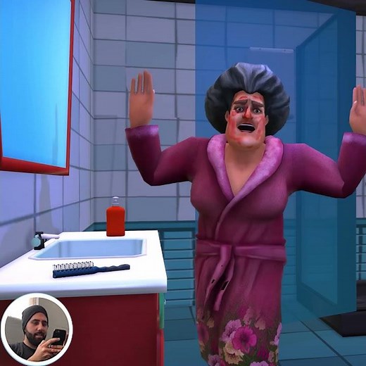 Scary Teacher 3D | Miss T's Bath Turns Into a Disaster! | Nick's Funniest Prank Yet | Z&K Global