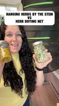 How to dry herbs and store them 🌿 read more below ⬇️