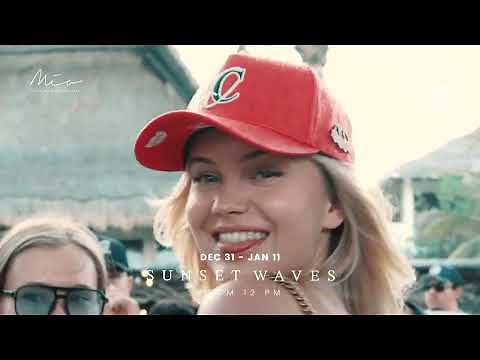 Sunset Waves Tulum 2025 - 2026 | 12 Zodiac Day Parties at Mía Beach Club | Dec 31 – Jan 11