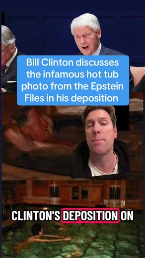 Bill Clinton on Epstein's Hot Tub Photo Incident