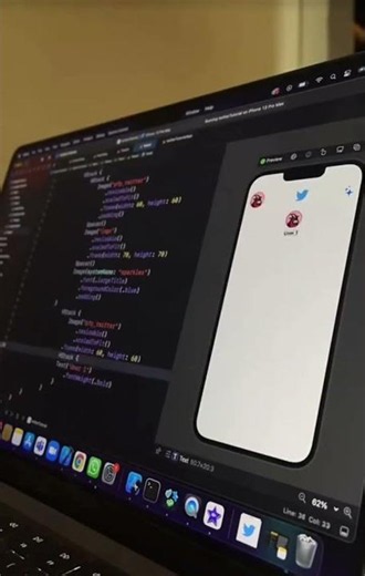 I built the Twitter UI #coding #programming #maths #reactnative #computerscience