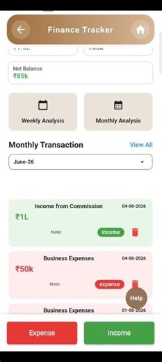 How to analyse income and expence in finance tracker? #tutorial