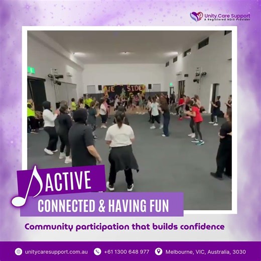 Participant on zumba session