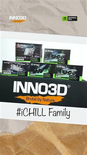 2025 INNO3D RTX 5000 Series Family Scrapbook 🥹❤️