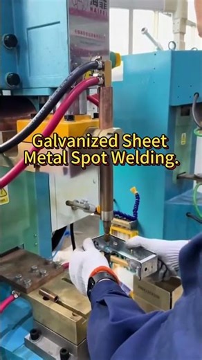 Galvanized Sheet Medium Frequency Spot Welder #machine #weldingmachine #factory #spotwelding
