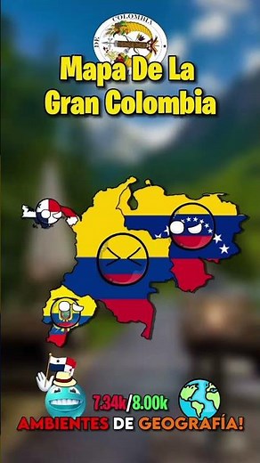 Mapa de la gran Colombia😱🇨🇴 #amercia #funk #geografia #mapping