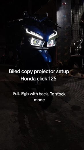 Honda Click V2 125: Premium LED Projector Setup
