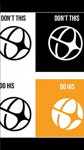 Adobe Illustrator Tips and Tricks - How to Invert a Logo Like a Pro #shorts