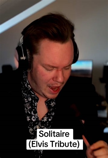 Solitaire - Elvis Tribute Written by Neil Sedaka. #elvis #elvispresley #elvistributeartist #elvistribute #tcb
