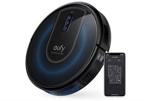 Leave the vacuuming to Eufy RoboVac G30 Robot Vacuum Black