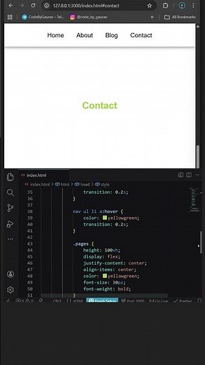 Smooth Scroll Animation In Html and Css #coding #webdesign #programming #webdevelopment