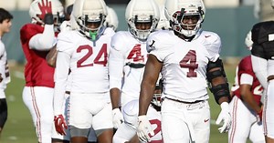 What was said about Alabama's Bandits and Wolves during and after spring practice