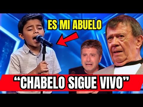 El nieto perdido de Chabelo rompe en llanto al cantarle… el público queda paralizado