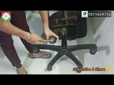EASY FIX! Office Chair Wheel Replacement Tutorial | Pin Type Roller Change | DIY