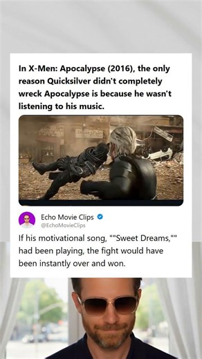 X-Men Apocalypse 2016 Quicksilver Didnt Wreck Apocalypse Because He Wasnt Listening to Music