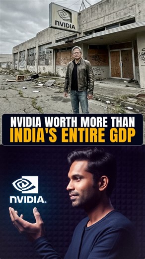 Pushpendra Singh Chauhan on Instagram: "How this man turned Nvidia from a failed startup to the world's most valuable company which is worth more than India’s entire GDP. Meet Jensen Huang. Born in Taiwan during martial law, sent to the US for safety… but a system error landed him in a boarding school for troubled kids. He scrubbed toilets, got bullied, barely spoke English — and at 15, worked at Denny’s just to survive. Fifteen years later, he walked back into that same restaurant — 👉 not as a
