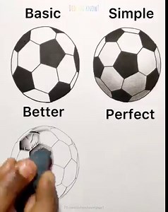 396K views · 1.3K reactions | Learn To Draw a Football - Basic vs Perfect | Did you know? | Facebook