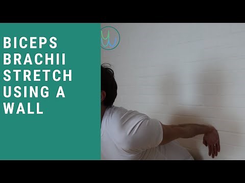 Biceps Brachii Stretch Using A Wall