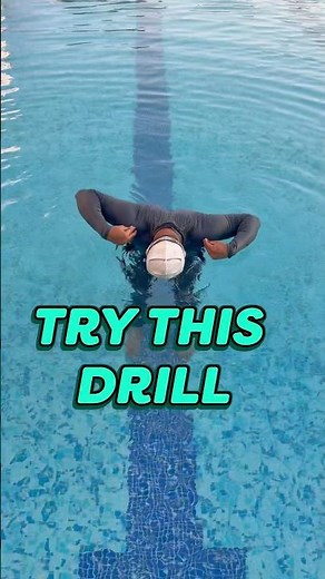 Correct ✅ freestyle with body rotation drill | swim like pro #shorts #swimming