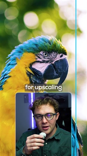 Wait until the end to see why you should use this FREE AI upscaler from now on 😳 #aiupscaler #ai #editing #contentcreator #videoediting