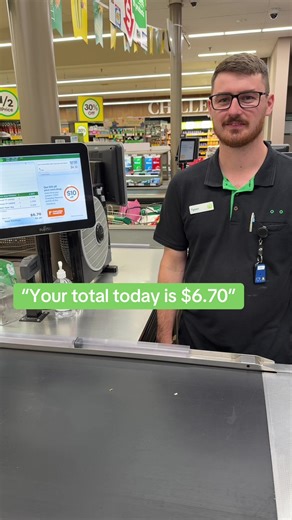 Shopping at Woolworths: Finding the $6.70 Total
