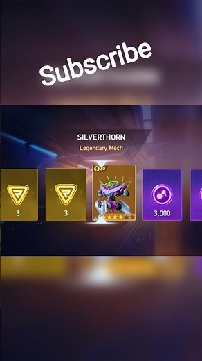 Try to unlock Legendary Mech Silverthorn in Crate Rush Event #mecharena