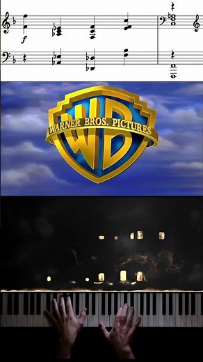 WARNER BROS. Intro on Piano!