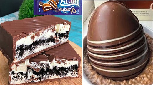 Cake Compilation with Oreo Layers and Chocolate Shells