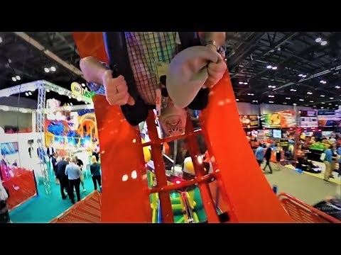 Hamster Wheel Roller Coaster POV - Vertical Looping Car, SBF Visa - Dynamic View