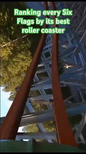 Ranking every Six Flags Park by its best roller coaster (Part 3) #rollercoaster #sixflags