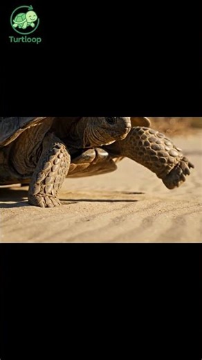 🐢 Sand Walking ASMR #turtloop #animation #shorts #TurtleCosplay #TurtloopSeries #เต่าคอสเพลย์