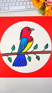 32K views · 101 reactions | Write the numbers 123 and draw a beautiful parrot, Children's painting ️ | Art, Crafts and Journals | Facebook