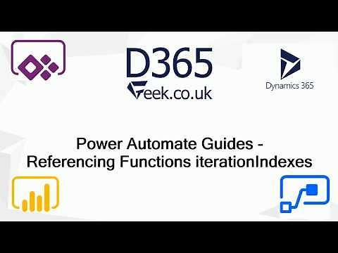 Power Automate Expressions How To: IterataionIndexes