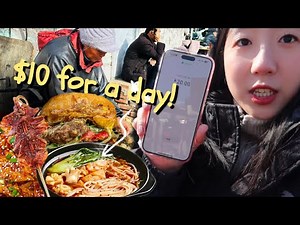 I spent $10 in Beijing’s Hottest Street food Market | Explore Authentic Chinese food!