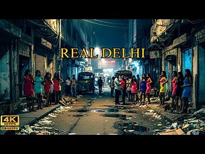 Delhi After Dark: A 4K Night Walking Experience Unseen India