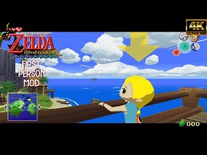 The Legend of Zelda: Wind Waker First Person Mod & 4K UHD Texture Pack Gameplay | Dolphin 5.0-17150