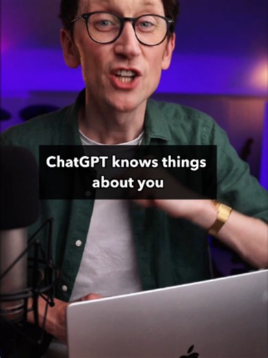 ChatGPT knows things about you that you never told it. Your age, your income, roughly where you live. It worked all of that out on its own, and after the recent ‘dreaming’ update you can't even see all of it anymore. It's just in there. It builds this from everything you've ever typed, your habits, your interests, patterns you'd never think to mention. So here's how to see what it's got on you, and how to stop it remembering everything. Open a new chat and ask it: list everything you currently r