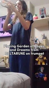 DELTARUNE Chapter 5: Garden of Hopes and Dreams on trumpet #deltarune